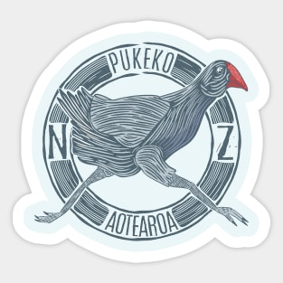 Pukeko NZ BIRD Sticker